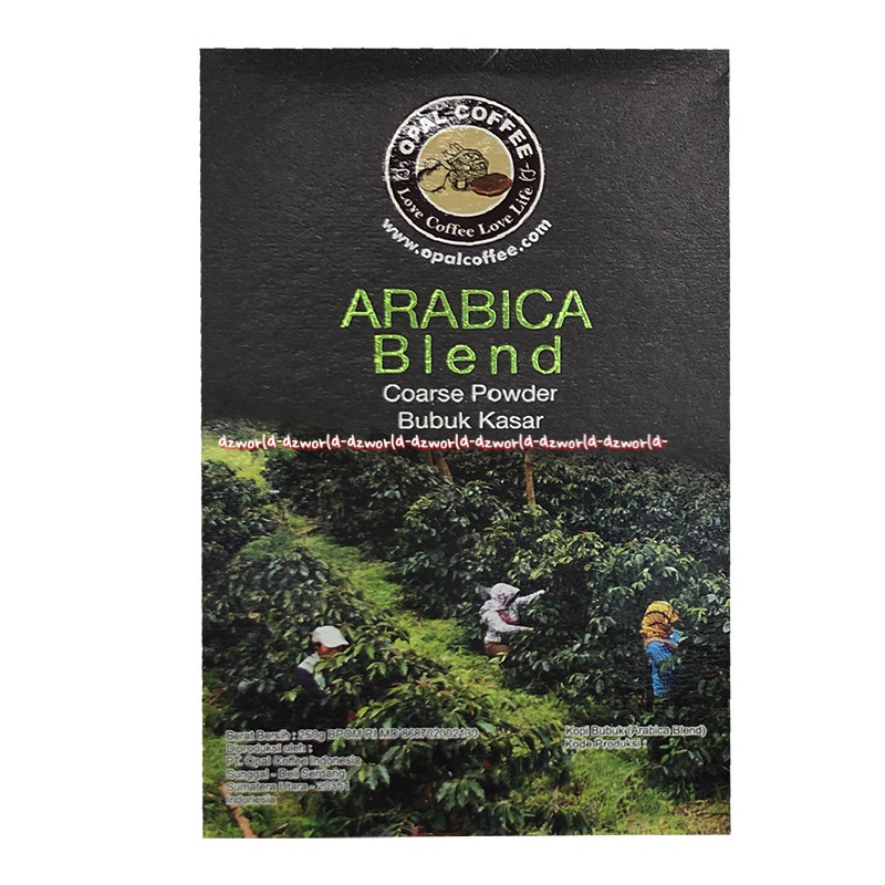 Opal Coffee Arabica Blend 250gr Coarse Powder Bubuk Kasar Love Coffee Love Life Opalcoffee Oval Kopi Bubuk Arabika