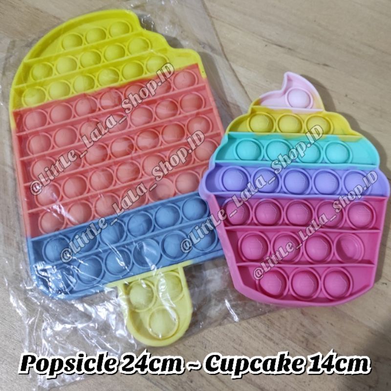 Pop it JUMBO 20cm 30cm 50cm/gantungan kunci mini/simple dimple/unicorn/cupcake/popit dinosaurus dinosaur/ pop it frozen elsa jumbo/hellokitty jumbo/squishy fidge-7