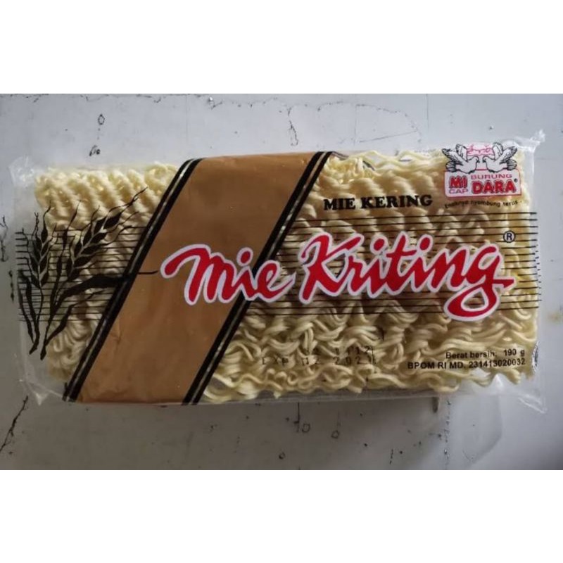 

Mie Kriting Burung Dara Kemasan 190 g