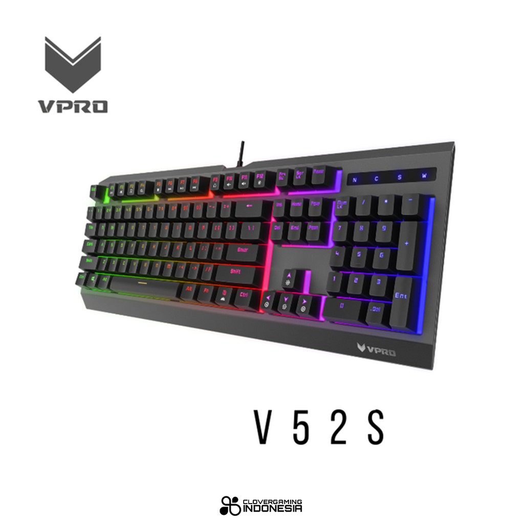 VPro V52S LED Backlit - Gaming Keyboard