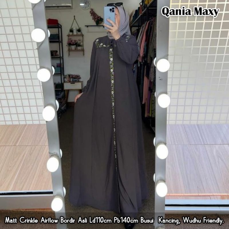 QANIA MAXY CRINKLE BORDIR by FARASYA