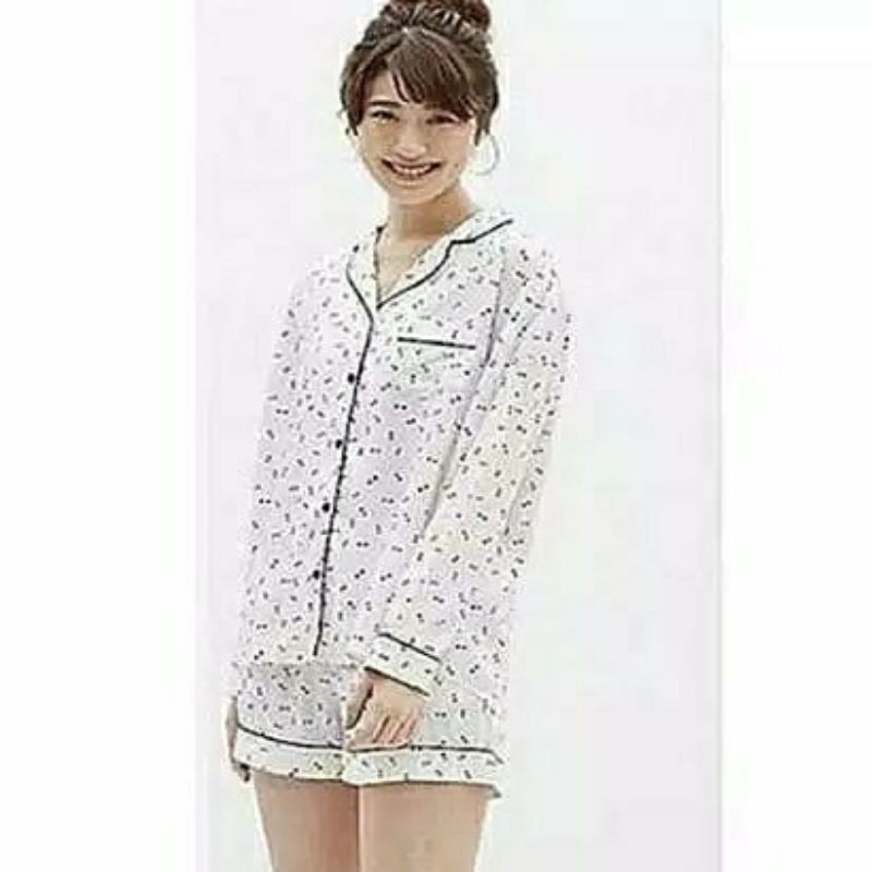 Uniqlo Pajamas Shirt (Atasan aja)Termurah 
