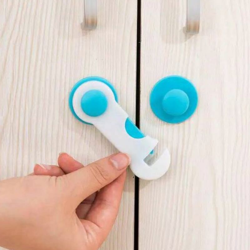 Pengaman Laci Lemari Pintu Perabotan Furniture Rumah Dari Anak Kecil Baby RO3