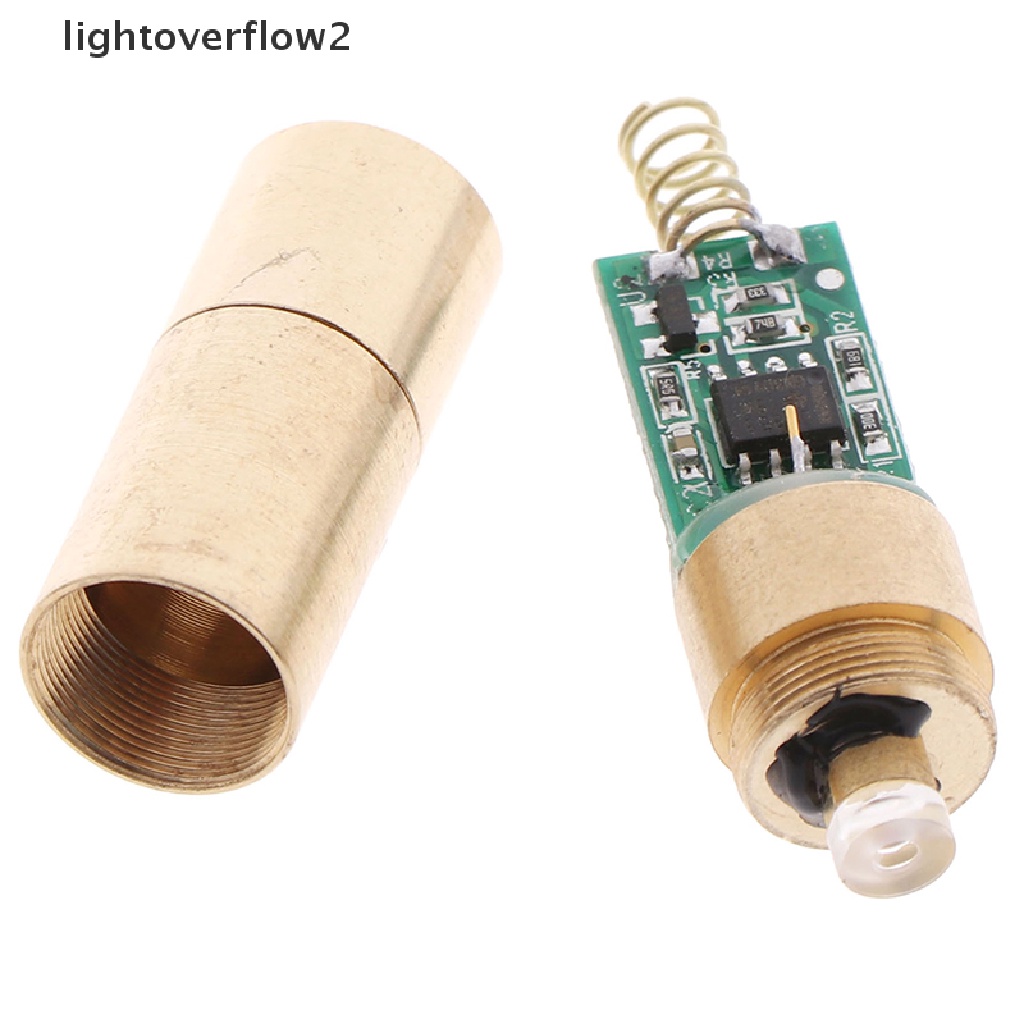 (lightoverflow2) Modul laser Dioda / Lampu 532nm Warna Hijau Untuk Laboratorium / Kerja