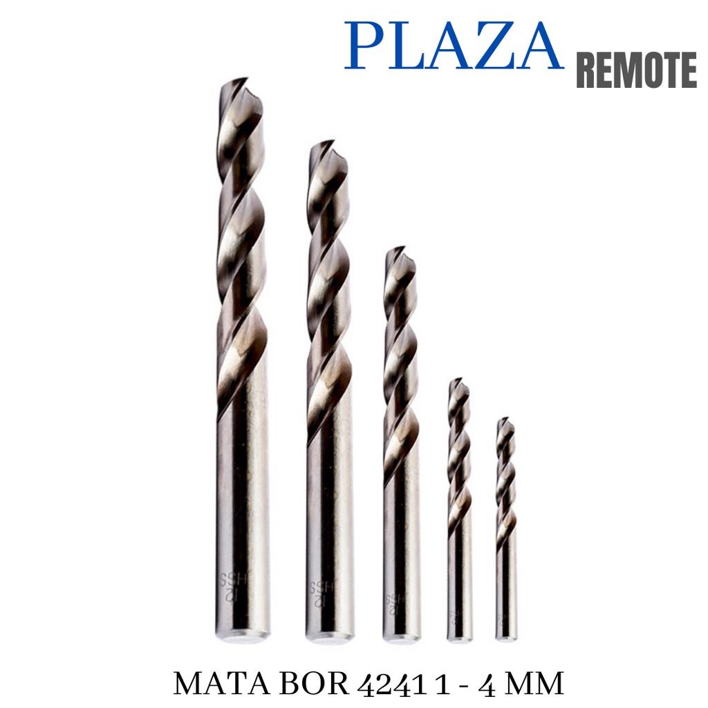 MATA BOR 4241 HOLE SAW 1 MM - 5 MM LURUS Gergaji Kayu HSS Drill Bit Kayu Logam Plastik