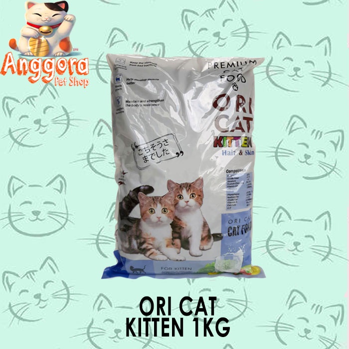 Makanan kucing murah ORI CAT KITTEN 1kg / 800gr freshpack