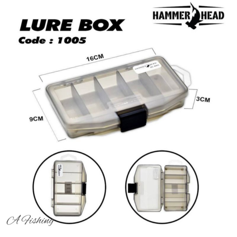 BOX LURE MURAH  SATU TINGKAT CAMIKAZE DAN HAMERHEAD