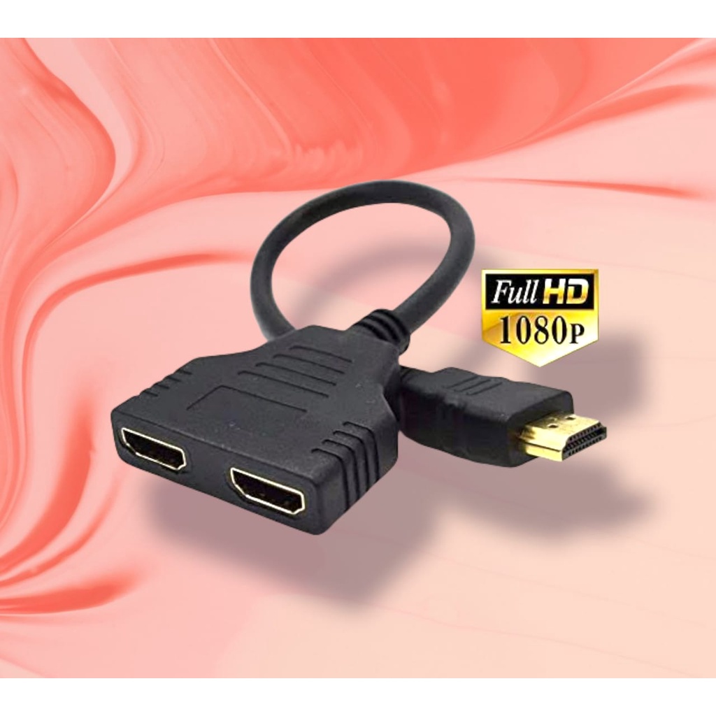 DVR HD untuk 2 TV HDMI cabang 2 / HDMI SPLITER 2 PORT Kabel