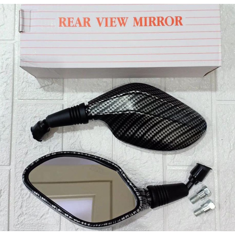 Spion Click Karbon Glosy Vario 150 Beat PCX NMAX Scopy DLL Thailand Carbon Bisa Honda Yamaha - Universal