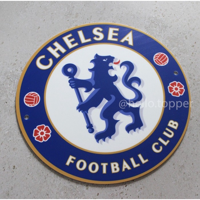 

Sign Acrylic Printed Klub Bola 30cm | Sign Football Club Keren