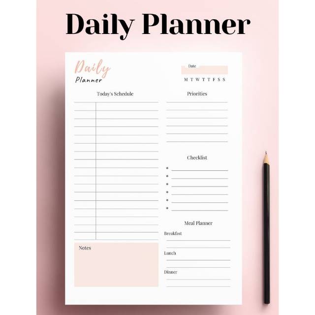 

Loose Leaf Daily Planner/Isi Blinder/A5/20holes