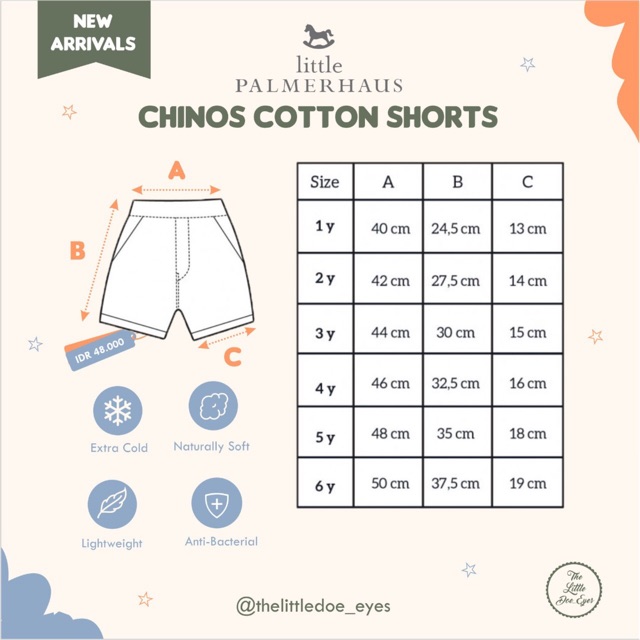 [READY] Little Palmerhaus Chinos Cotton Short