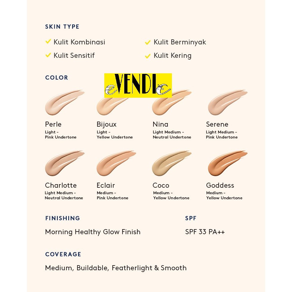 SOMETHINC CUSHION Copy Paste Breathable Mesh Cushion SPF 33 PA++