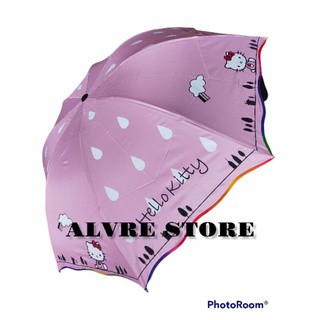 Payung Lipat Motif HELLO KITTY Kuat Kokoh ANTI UV NAGOYA NF-417