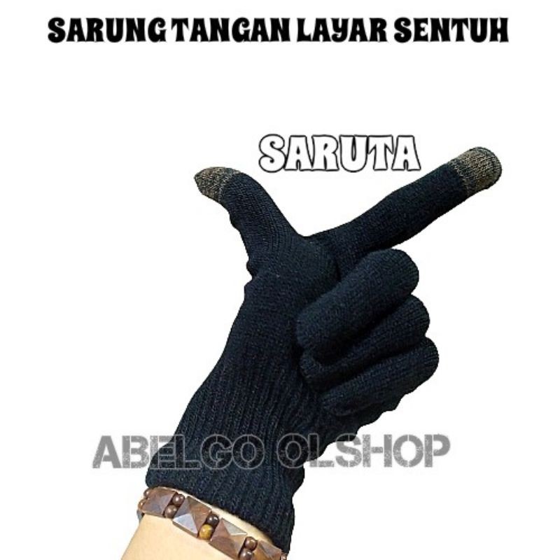 sarung tangan touchscreen rajut saruta/sarung tangan layar sentuh hp