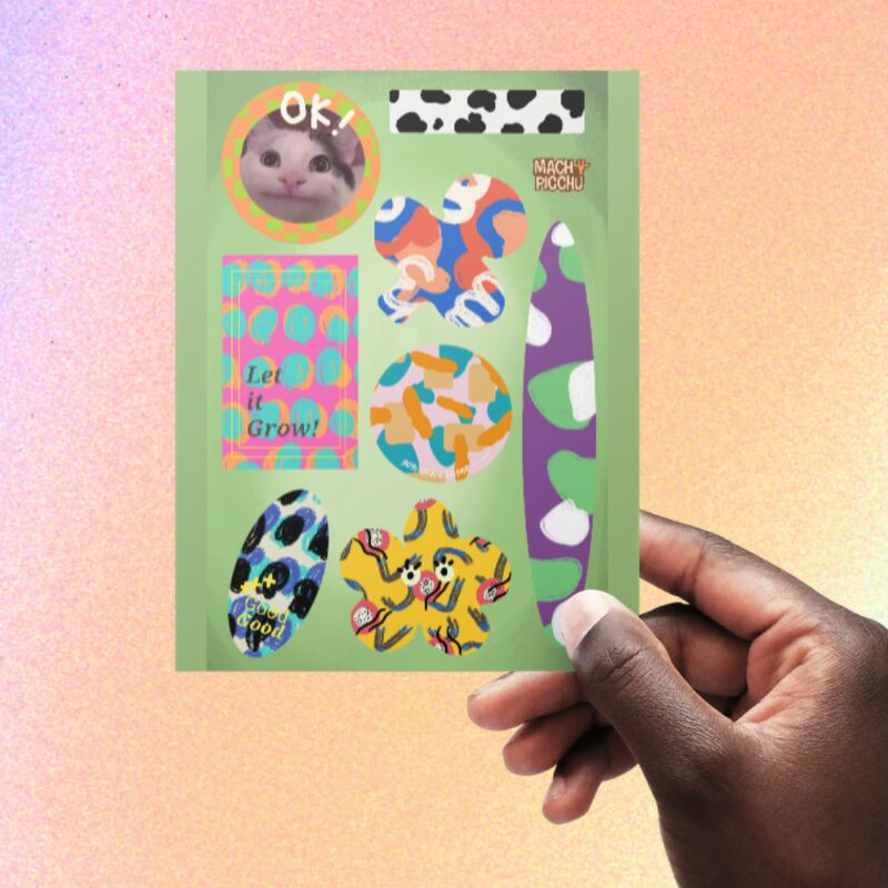 

AWFUL BUT LOVELY KISSCUT STICKER MACHUPICCHU