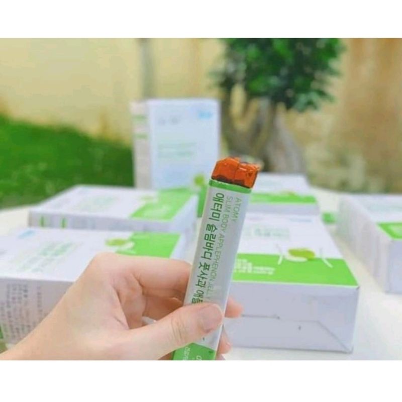 ATOMY SLIM BODY APPLEPHENON JELLY STICK ECER (1 SACHET)/ ORIGINAL KOREA / READY BISA GOSEND