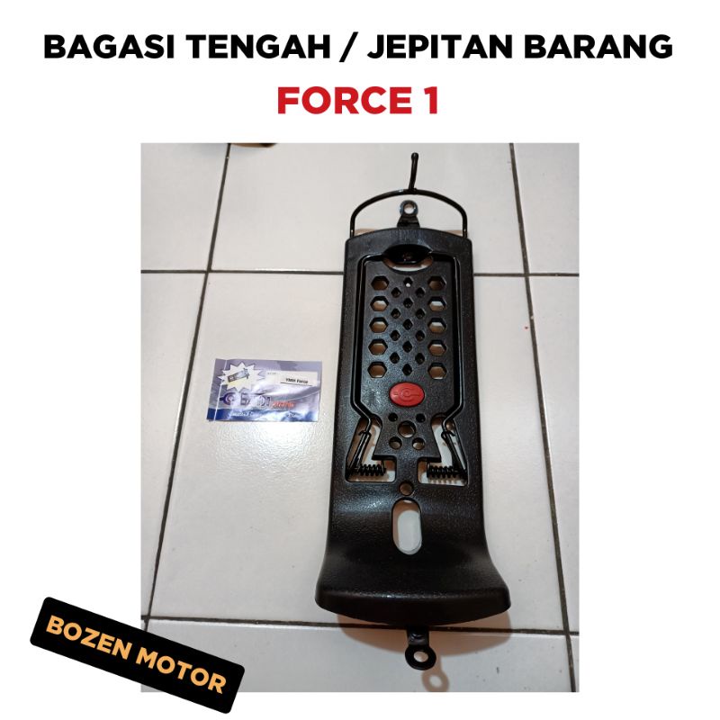 Bagasi Tengah Force 1 / Jepitan Barang Jepit Helm / Penjepit / Gamido