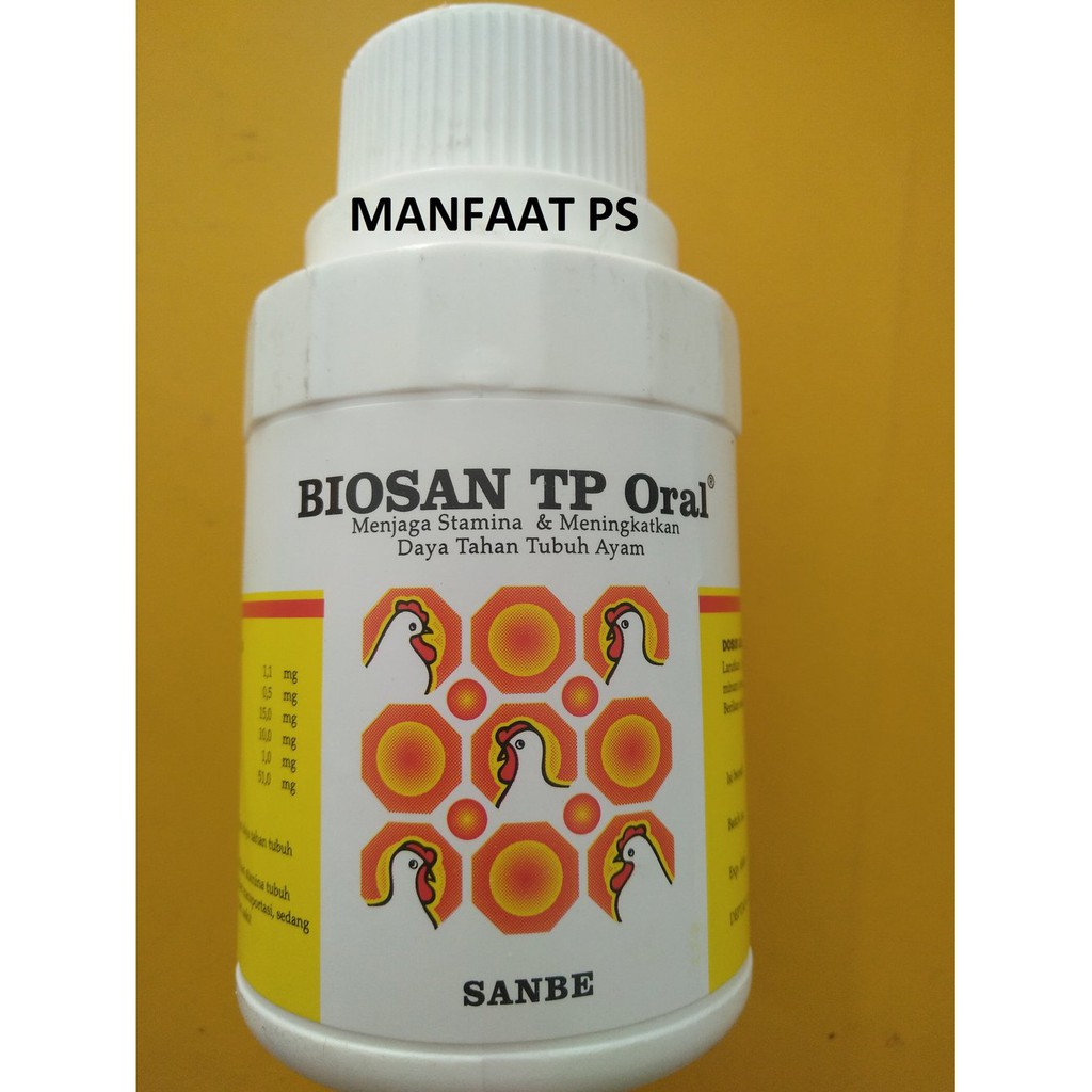 Jual BIOSAN TP ORAL 100 Ml Obat Unggas Produksi Sanbe | Shopee Indonesia