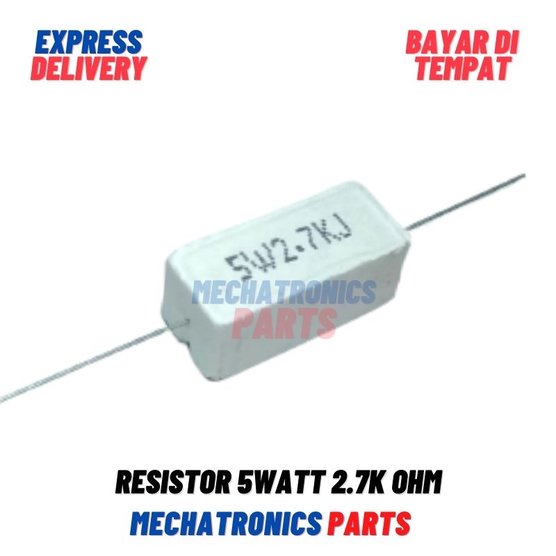 [PAS-9334] RESISTOR 5WATT 2.7K