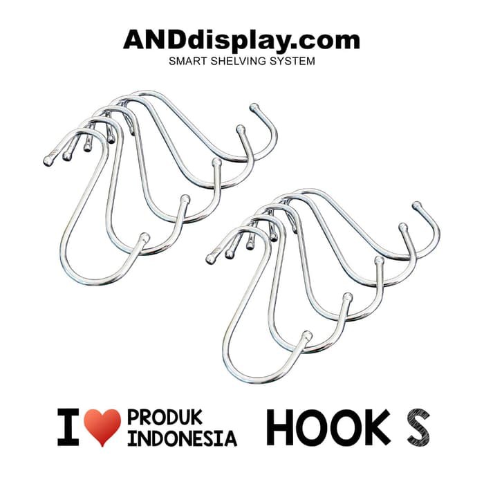 HOOK S 10 PCS PENGAIT SLING GANTUNGAN CANTOLAN