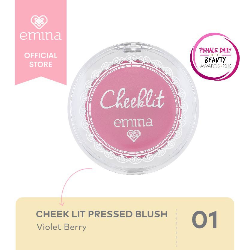 Emina Cheek Lit Pressed Blush 3.5 g