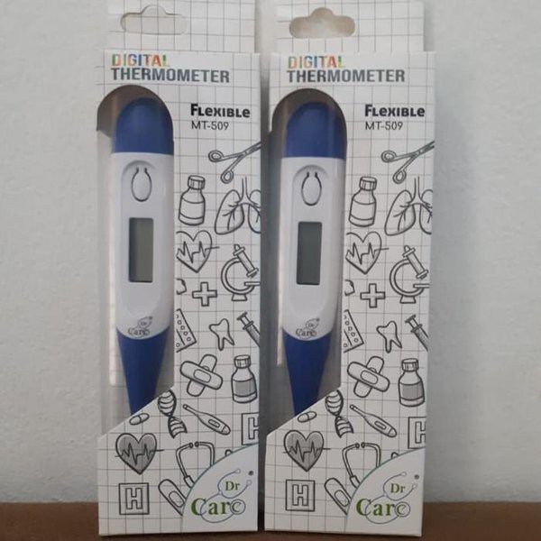 Thermometer Digital Flexible Ujung Lentur Dr. Care / Termometer Pengukur Suhu Panas Badan Bayi Anak