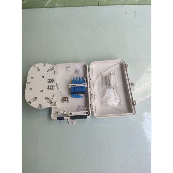 odp 4 core lengkap splitter plc 1-4 sc upc