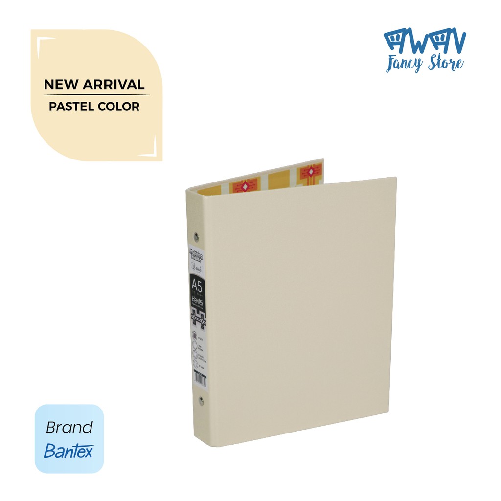

Bantex PP Multiring Binder A5 Peach 20 Ring 25 mm #1334 45