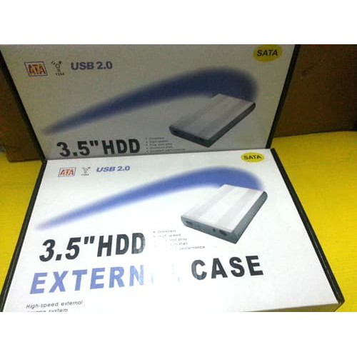 Casing Hardisk PC eksternal Case External 3.5&quot; SATA PC