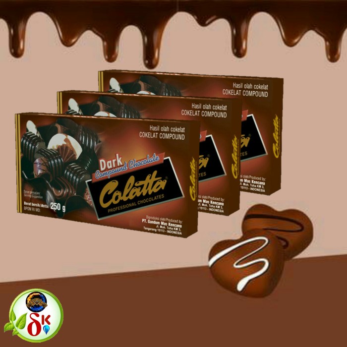 

Ds2011Z Collata Dark Compound Chocolate 250G Xz20X1Z11