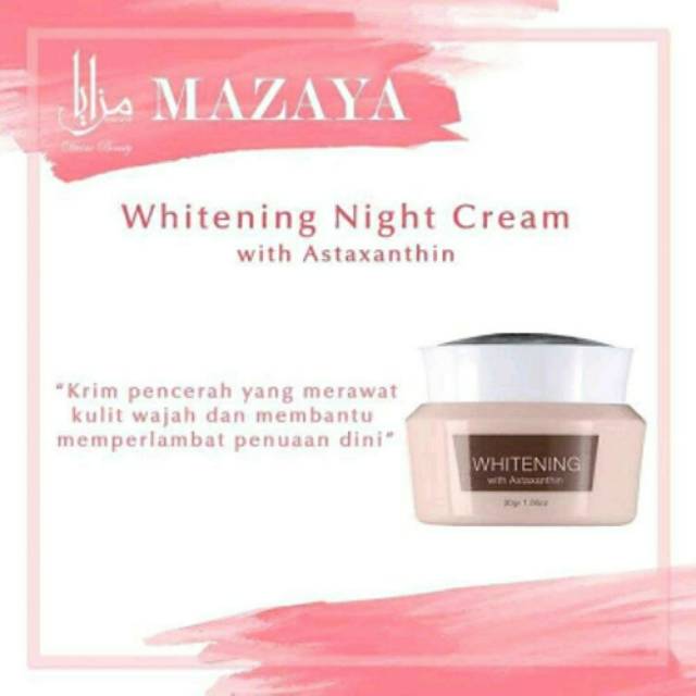 Mazaya whitening night cream