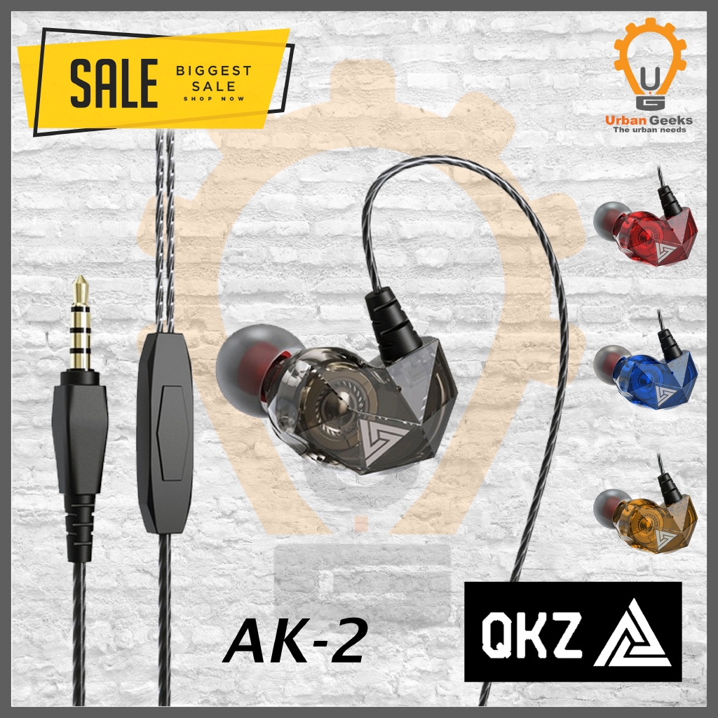 QKZ AK2 In ear Earphone Hi Fi Stereo Bass