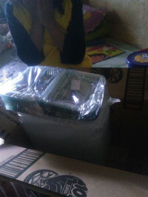 Mika Dx 5 100 Pcs Mika Plastik Tray Kue Makanan Siomay
