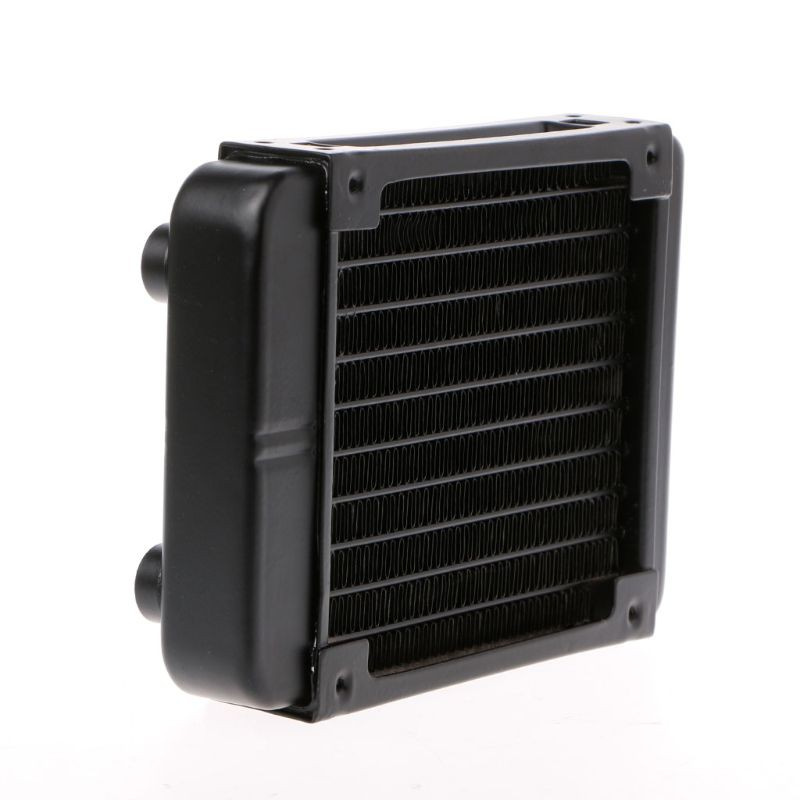 CRE  120mm Aluminum Computer Radiator Water Cooler 10 Tube CPU Heat Sink Exchanger