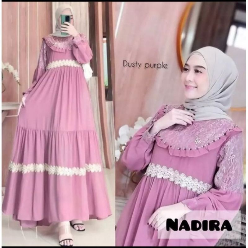 [BISA COD] TERMURAH Gamis FAYLA / NADIRA Maxy Ceruty babydoll terbaru 2022 [Best Seller]