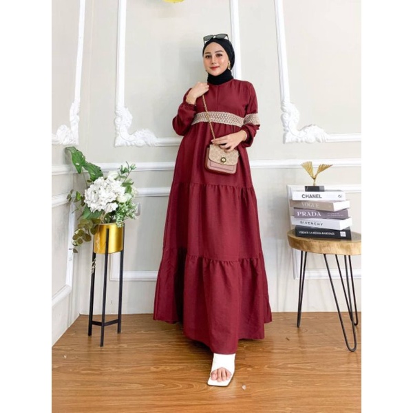 NEW SASMIRA DRESS CRINGKLE RENDA TERLARIS SAAT INI