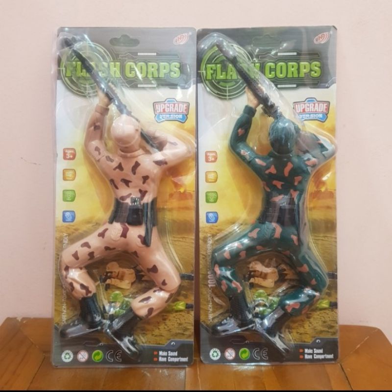 Mainan Tentara Spiderman Hulk Kapten Amerika Bisa Berjalan Merayap dan Menembak Anak