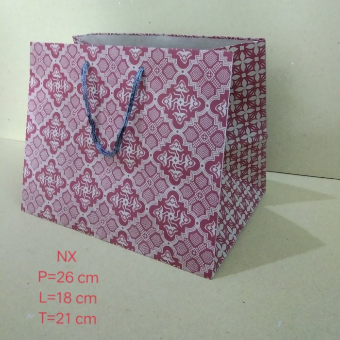 

Paper Bag NX Batik Tas Kertas Kemasan Hampers Souvenir