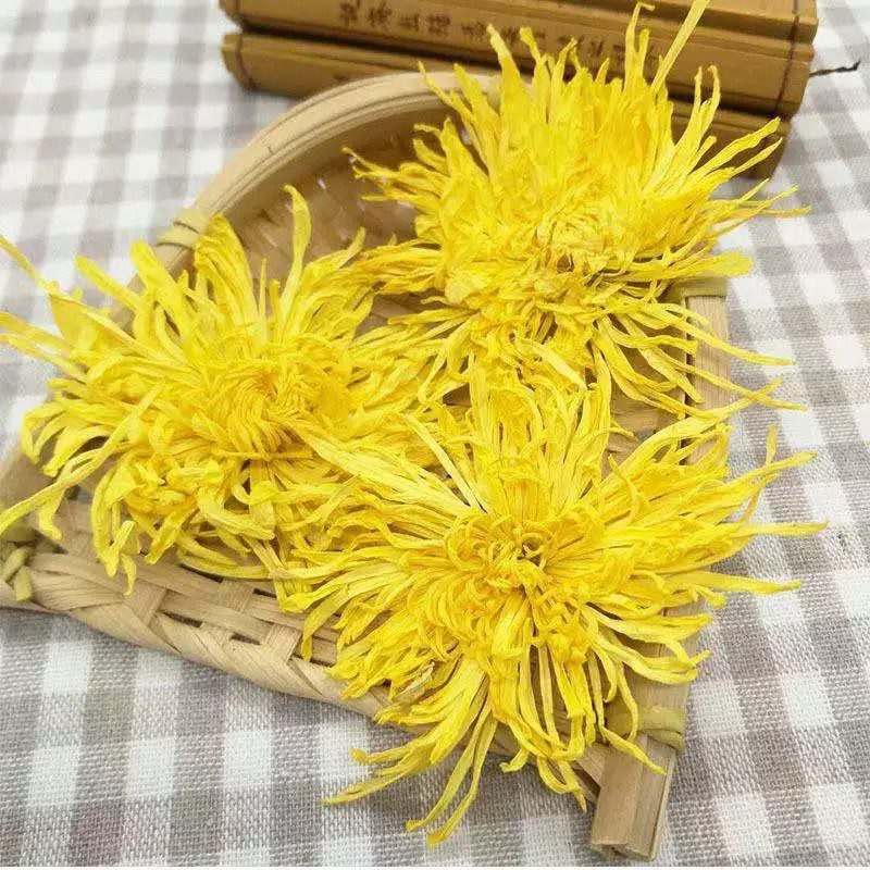 

Teh Bunga Krisan Emas / Golden Chrysanthemum / Gold Golden Chrysant Flower Tea / Jin si Huang Ju