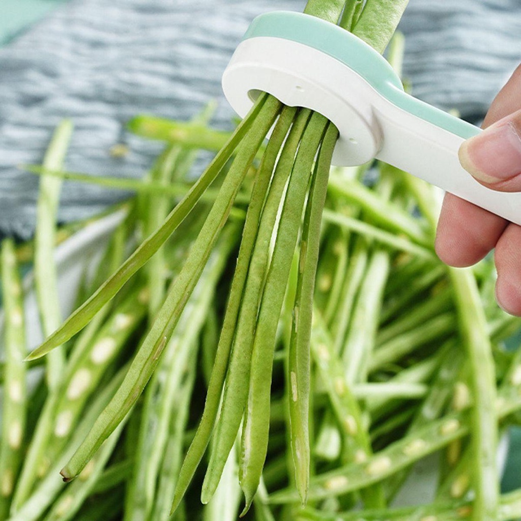 [Elegan] Alat Pengiris Kacang Hijau Sayur Stainless Steel Peeler Green Stringer