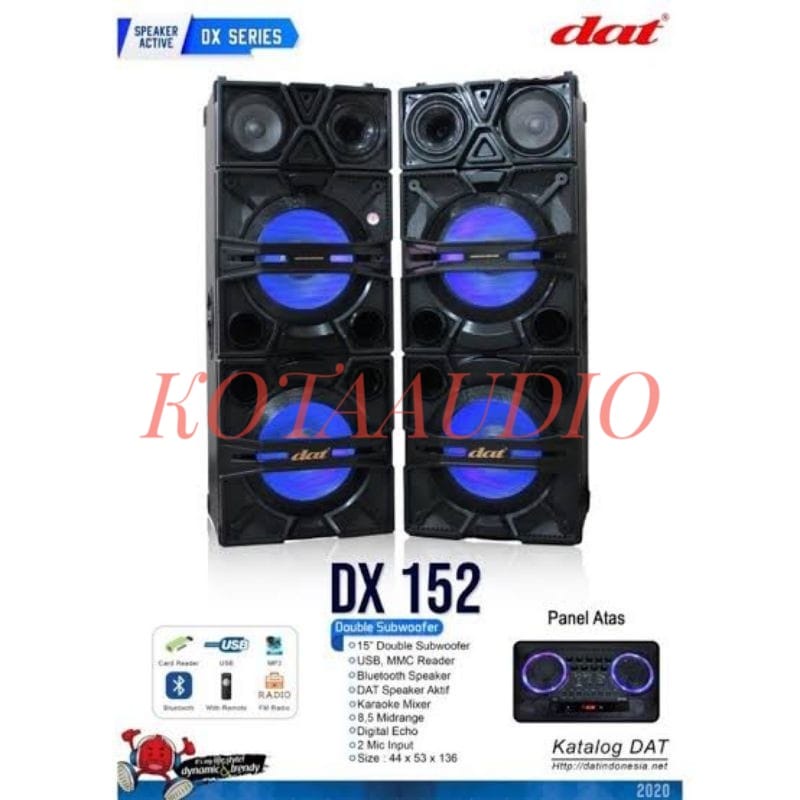 Speaker Aktif DAT DX 152/ DX152/ DX-152 Original 15x2inch