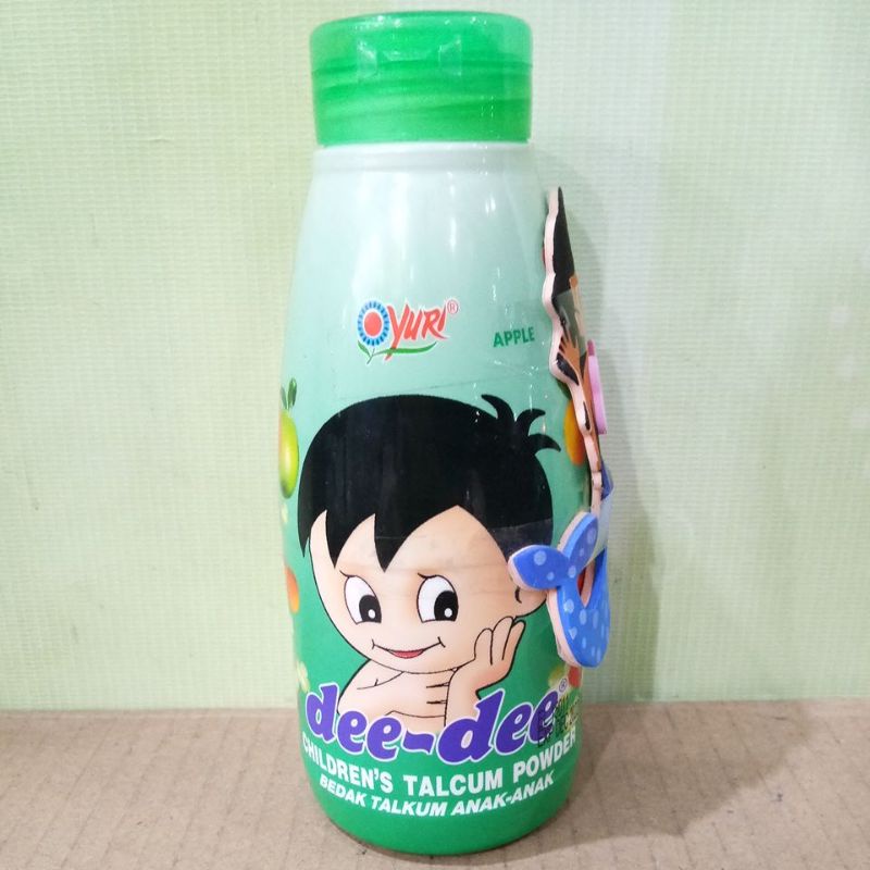 YURI DEE-DEE CHILDERN'S TALCUM POWDER APPLE, STRAWBERRY, ORANGE 150GR