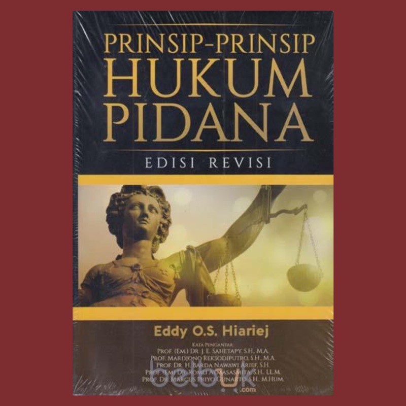 PRINSIP PRINSIP HUKUM PIDANA eddy