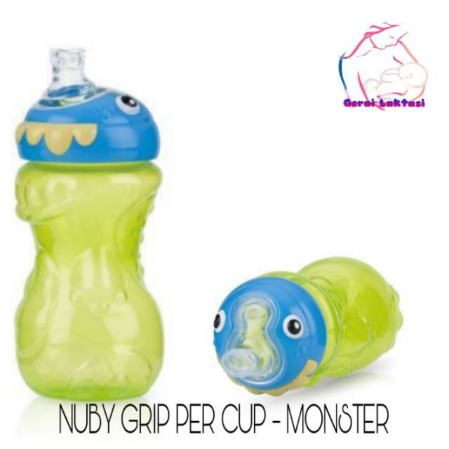 NUBY I MONSTER EASY GRIP SIPPEE CUP 330ML - SPOUT CUP