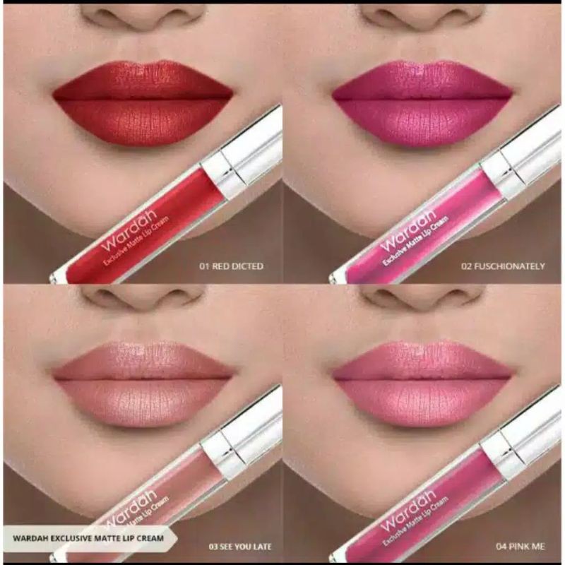 Wardah Exclusive Matte Lip Cream (100% Original)