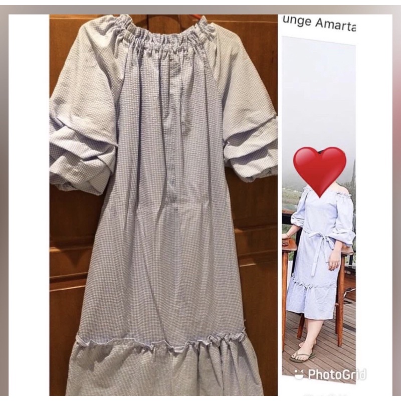 PRELOVED DRESS KOTAK KOTAK