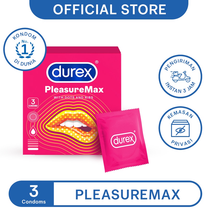 Kondom Durex Pleasure Max Gerigi Dotted Pleasuremax