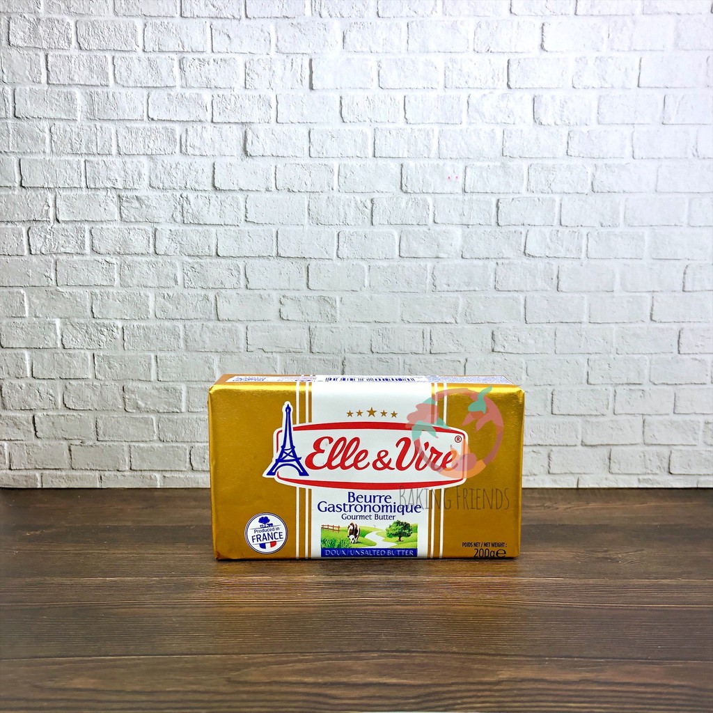 

ELLE & VIRE UNSALTED BUTTER 200 GR / MENTEGA TAWAR