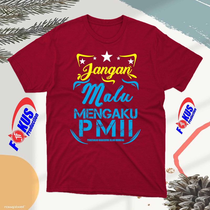KAOS MUSLIM PMII T-SHIRT BAJU DISTRO MURAH ORIGINAL